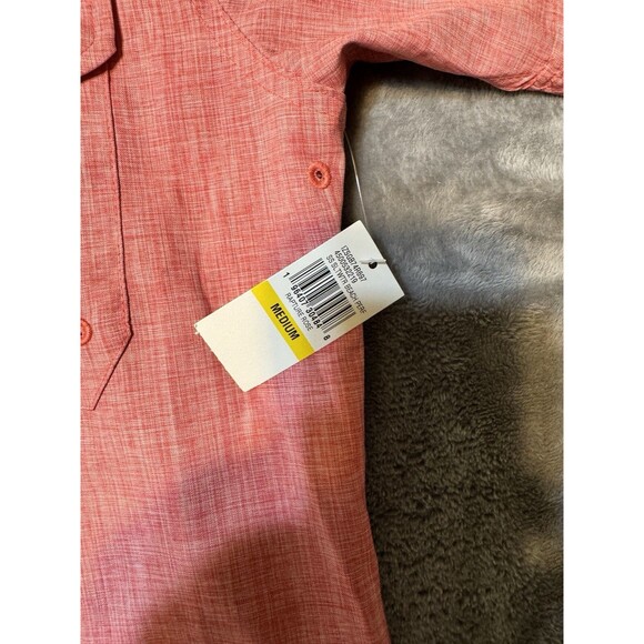 Two NWT IZOD Men's Saltwater Blue/Pink Beach Performance Surfside S/S Shirt M - Picture 13 of 16